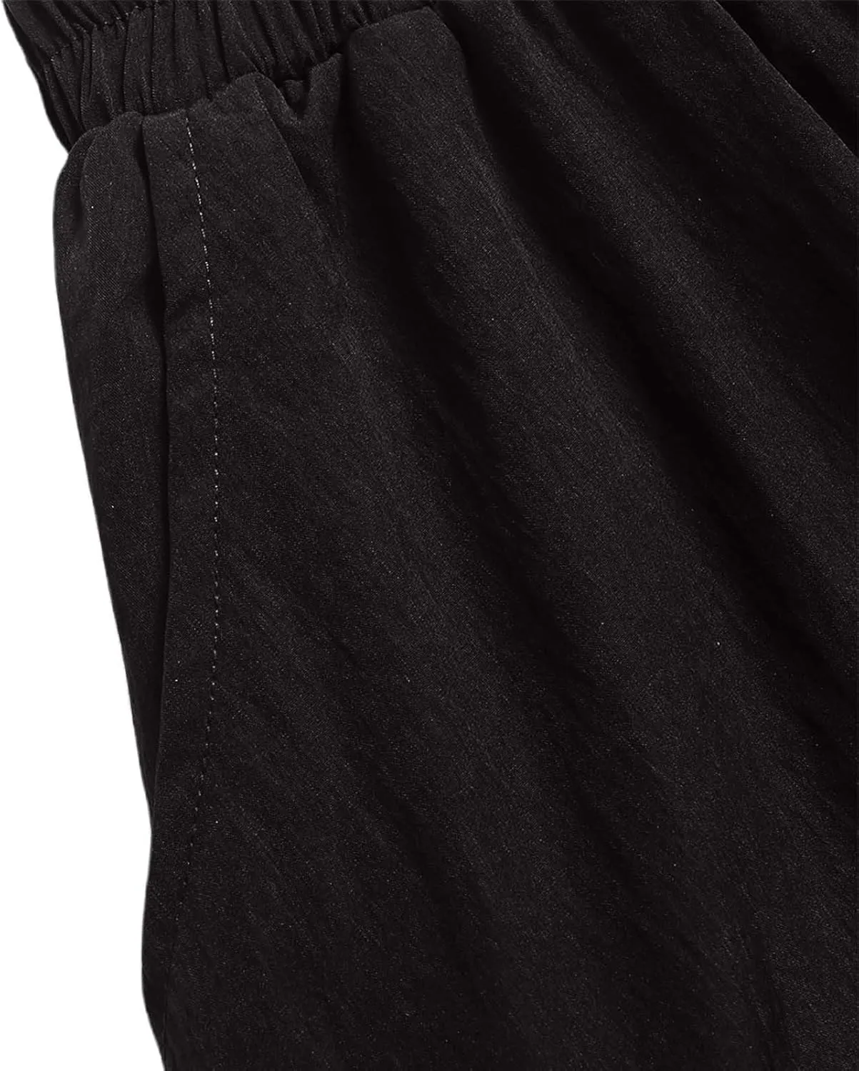 Pompon Bouffant Skirts for WomenBohemian Style Midi Skirt with Stretch A Line Trendy Summer Loose Skirts