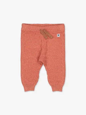 Scandi Knitted Baby Joggers