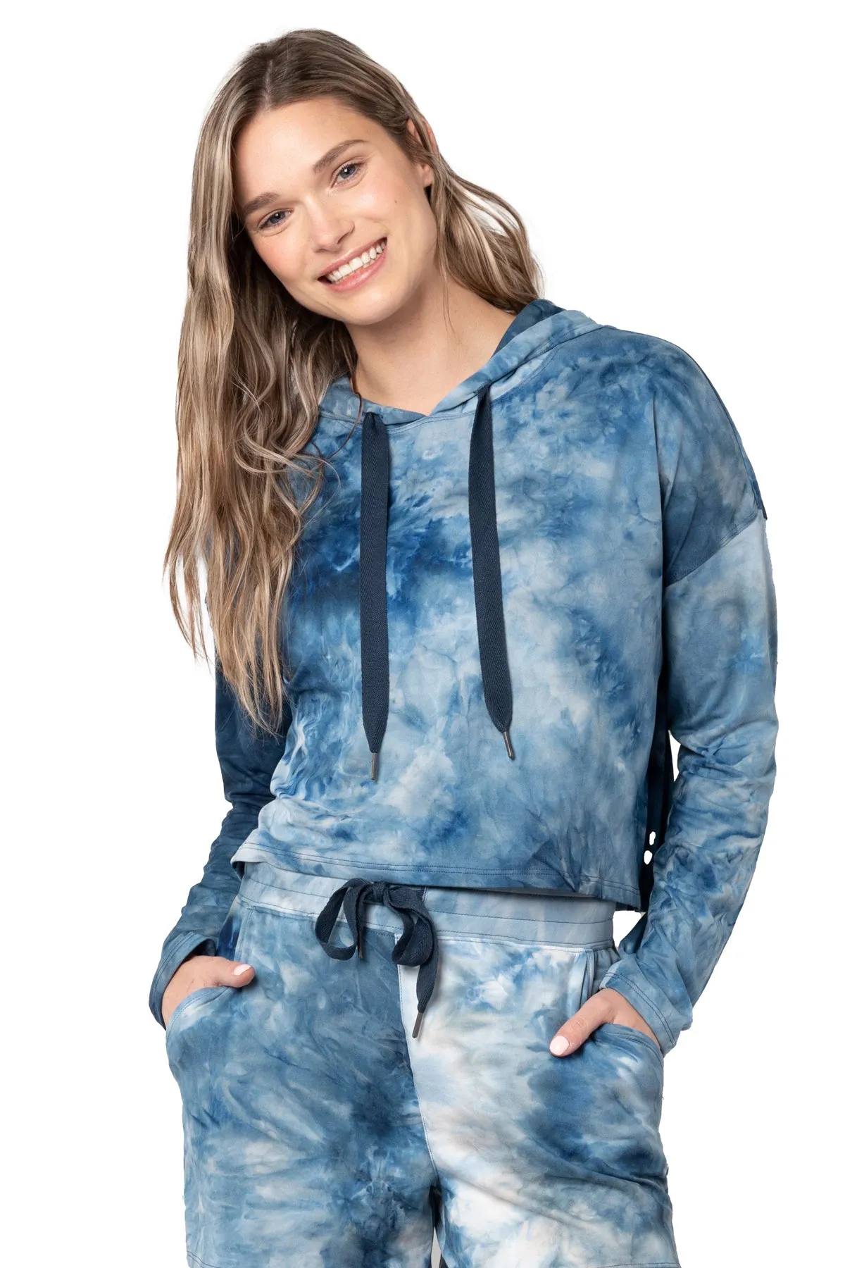 Solarized Lounge Crop Hoodie