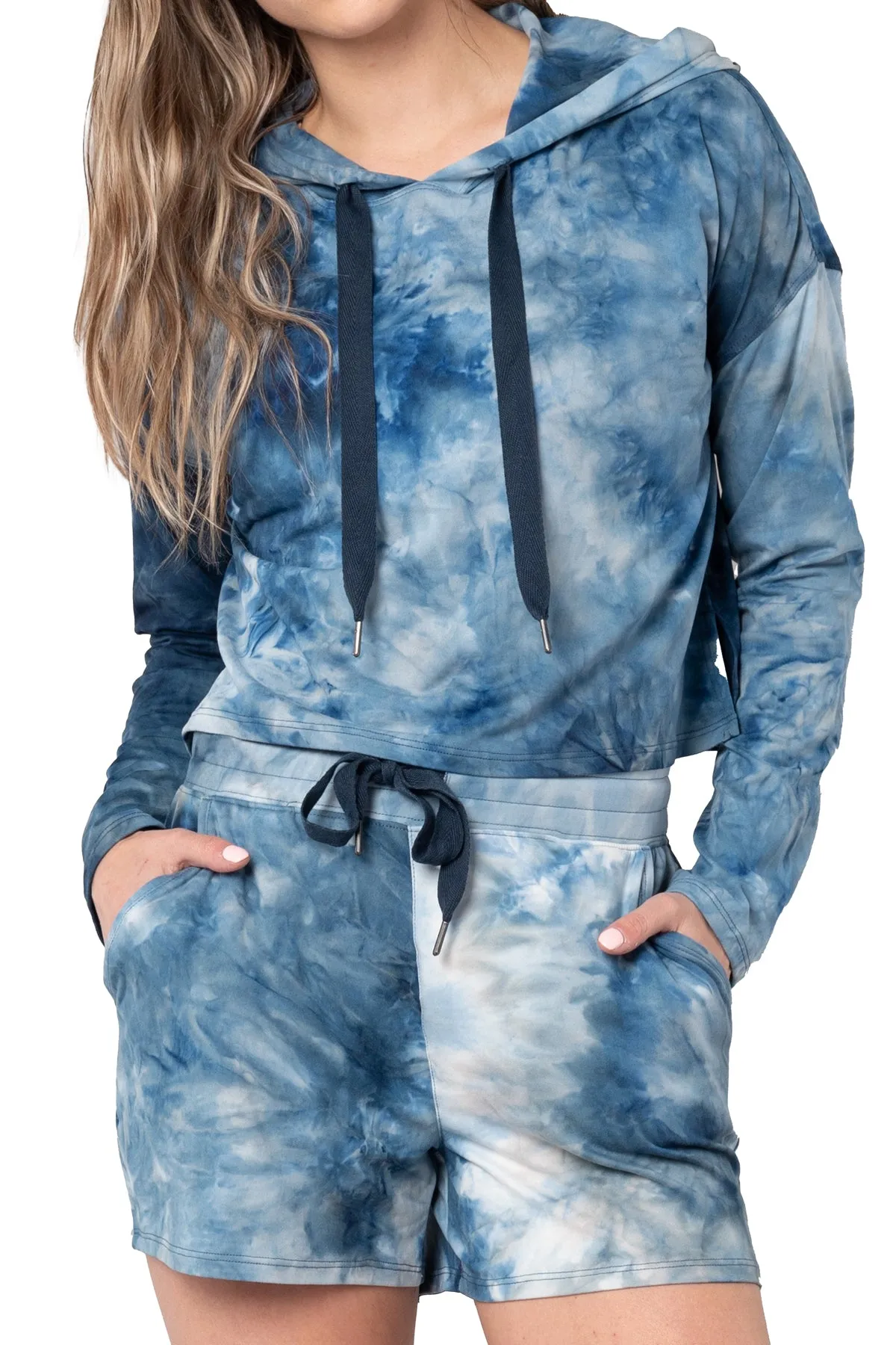 Solarized Lounge Crop Hoodie