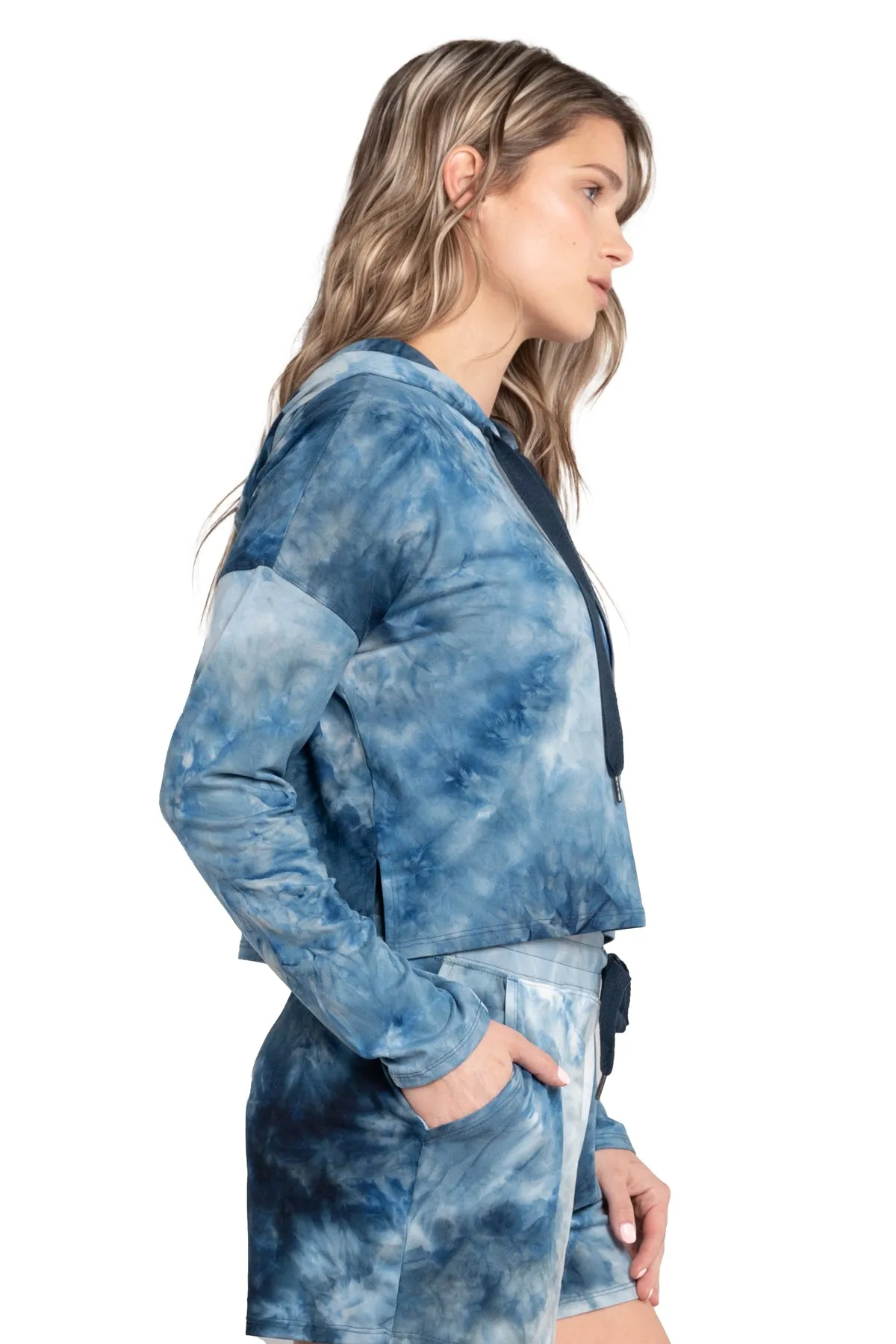 Solarized Lounge Crop Hoodie