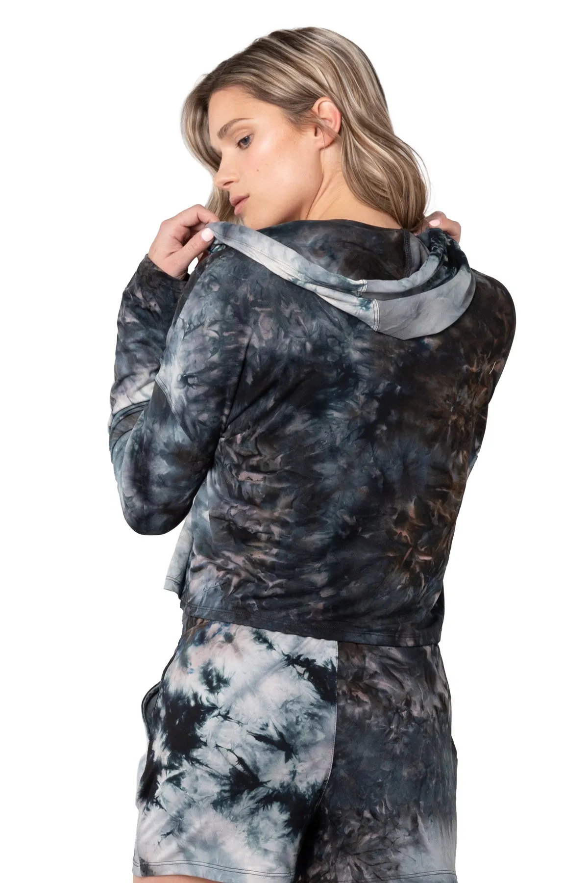 Solarized Lounge Crop Hoodie