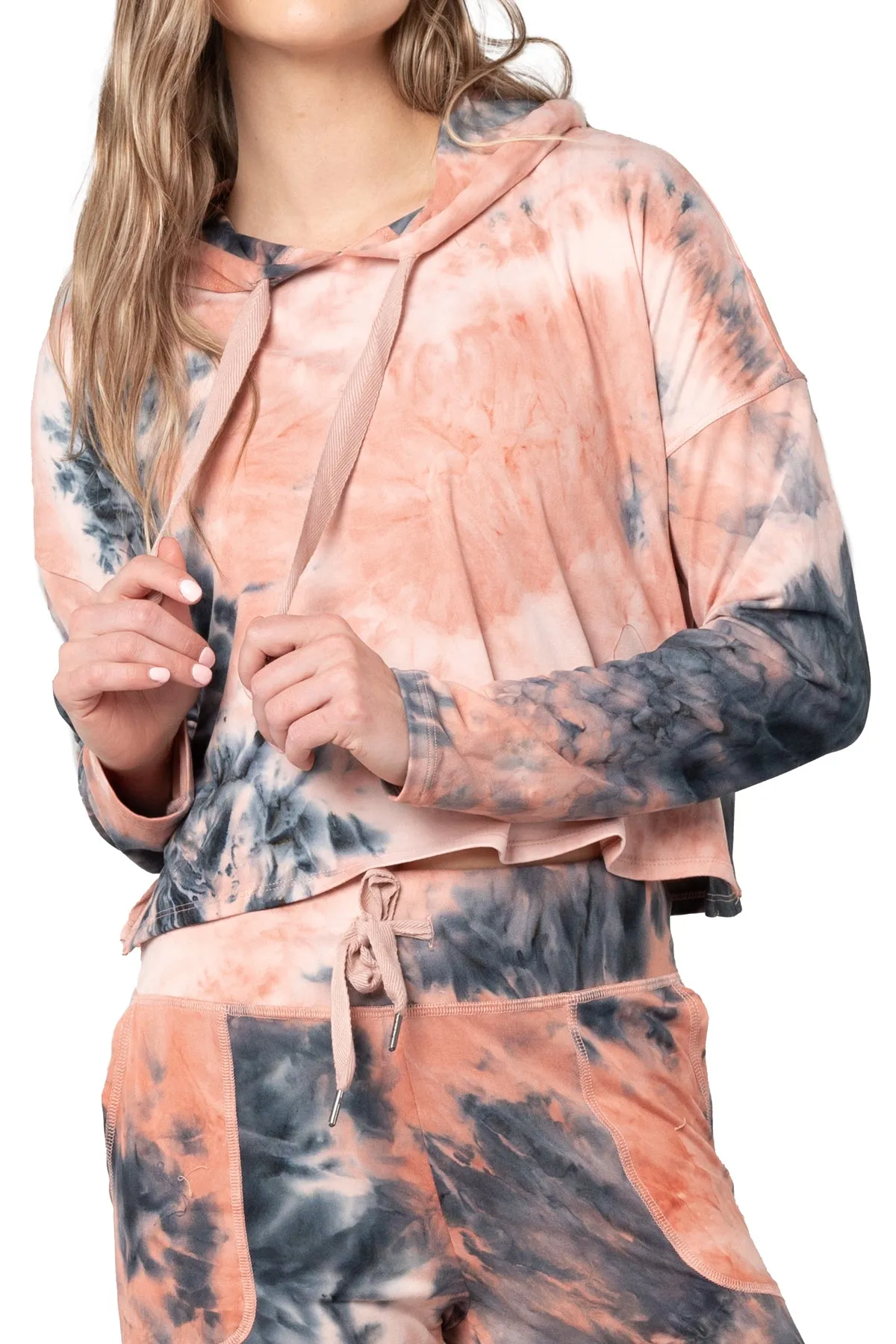 Solarized Lounge Crop Hoodie