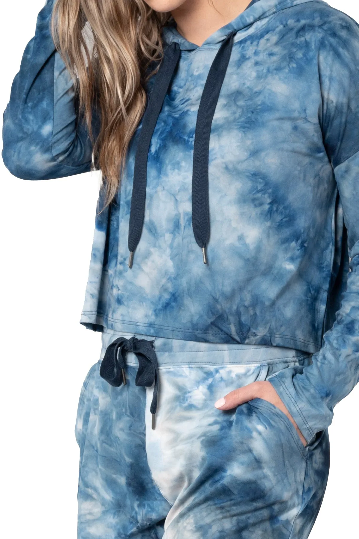 Solarized Lounge Crop Hoodie