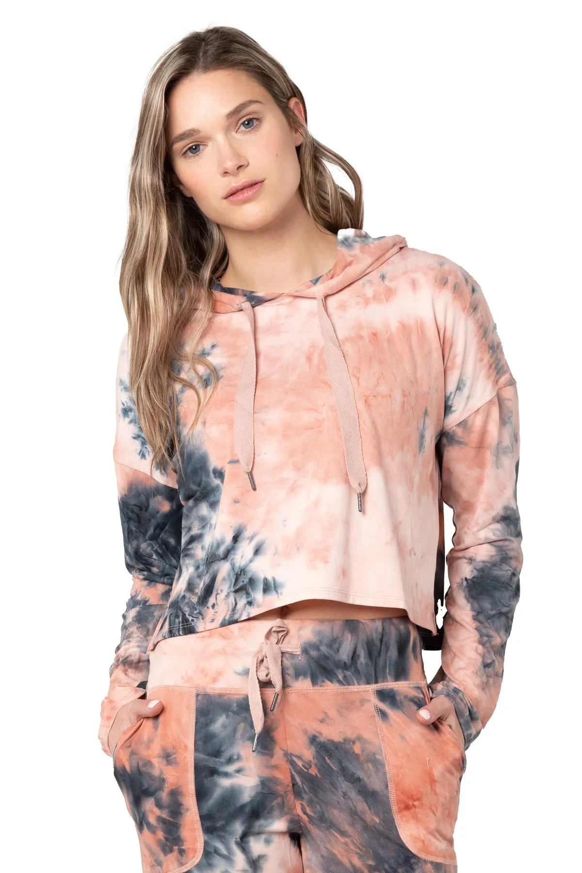 Solarized Lounge Crop Hoodie