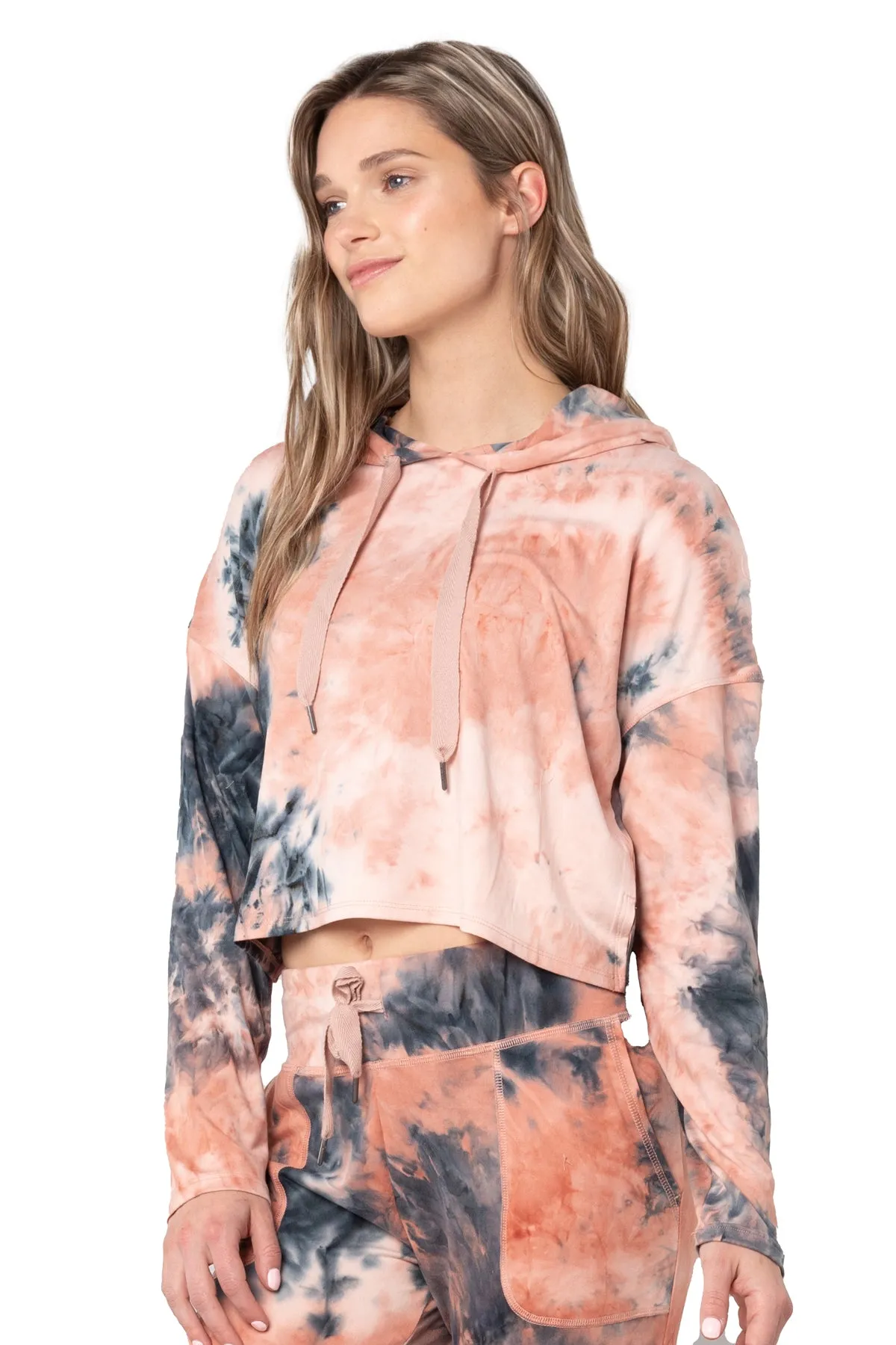 Solarized Lounge Crop Hoodie