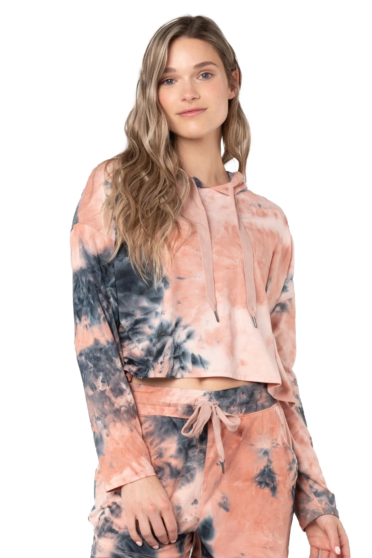 Solarized Lounge Crop Hoodie