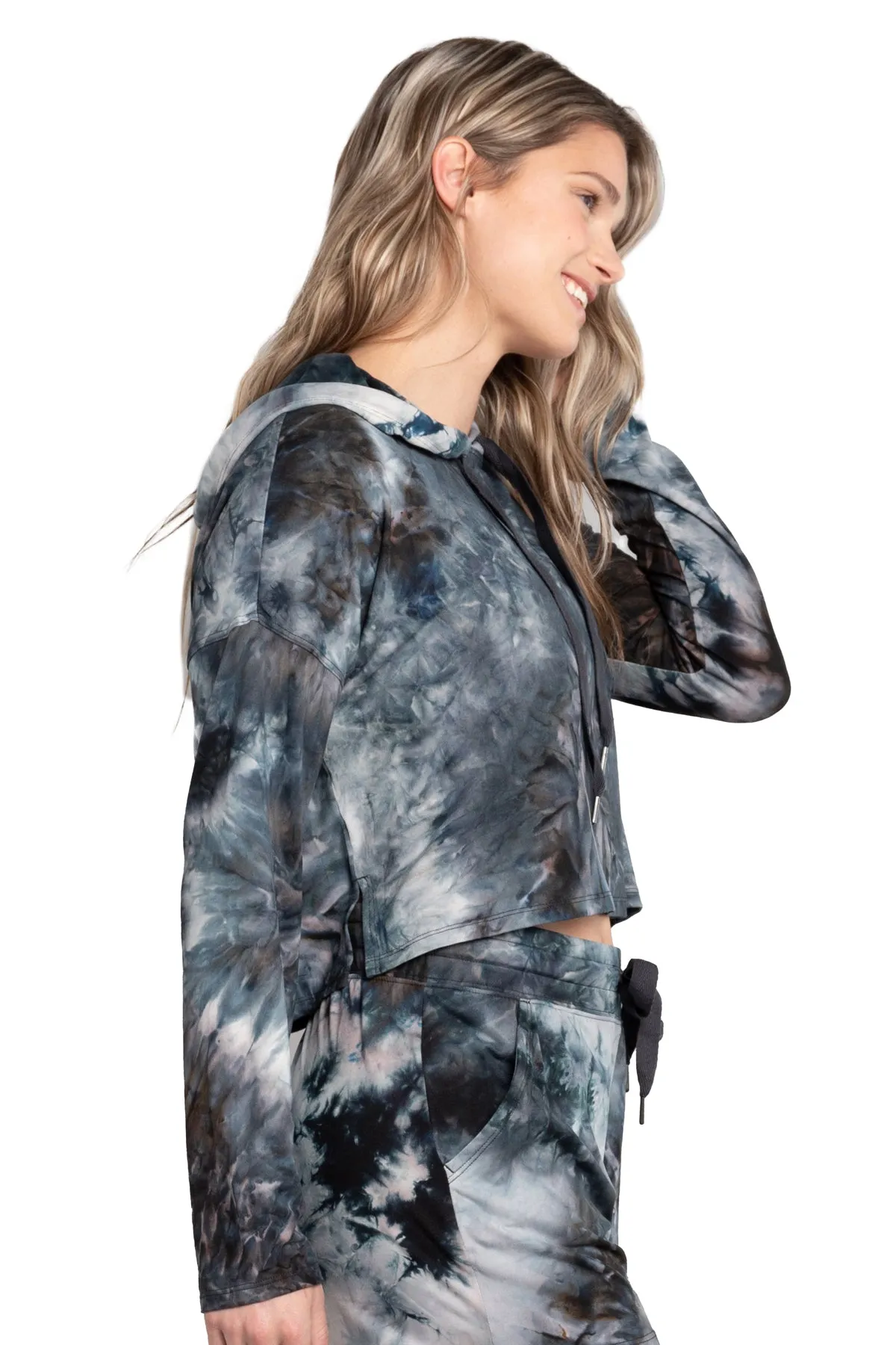 Solarized Lounge Crop Hoodie