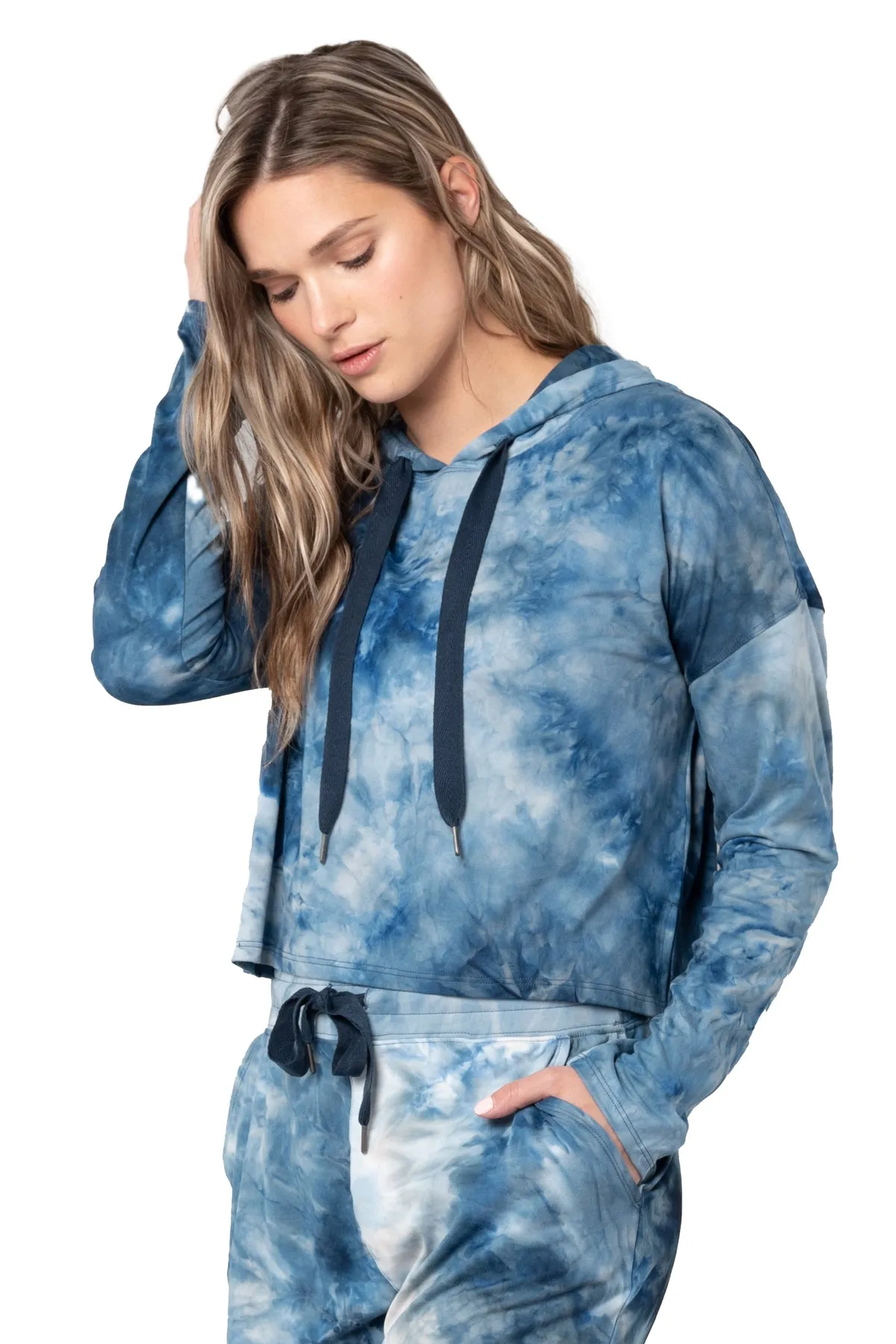 Solarized Lounge Crop Hoodie