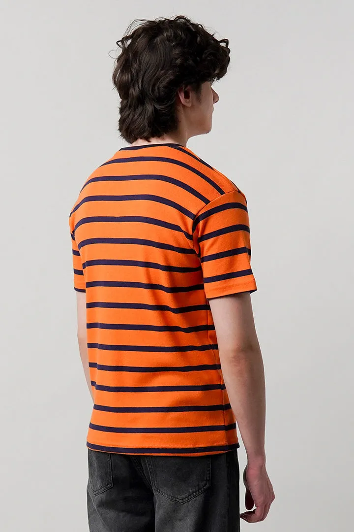 Striped T-Shirt - Orange