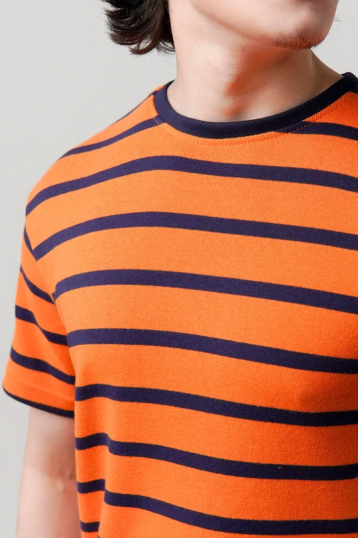 Striped T-Shirt - Orange