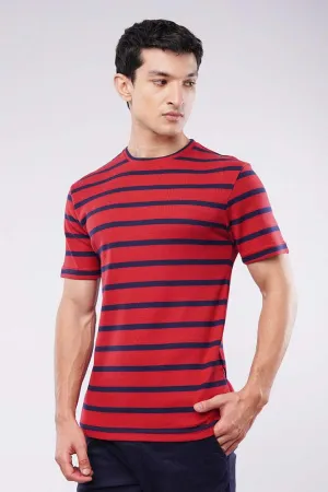 Striped T-Shirt - Red