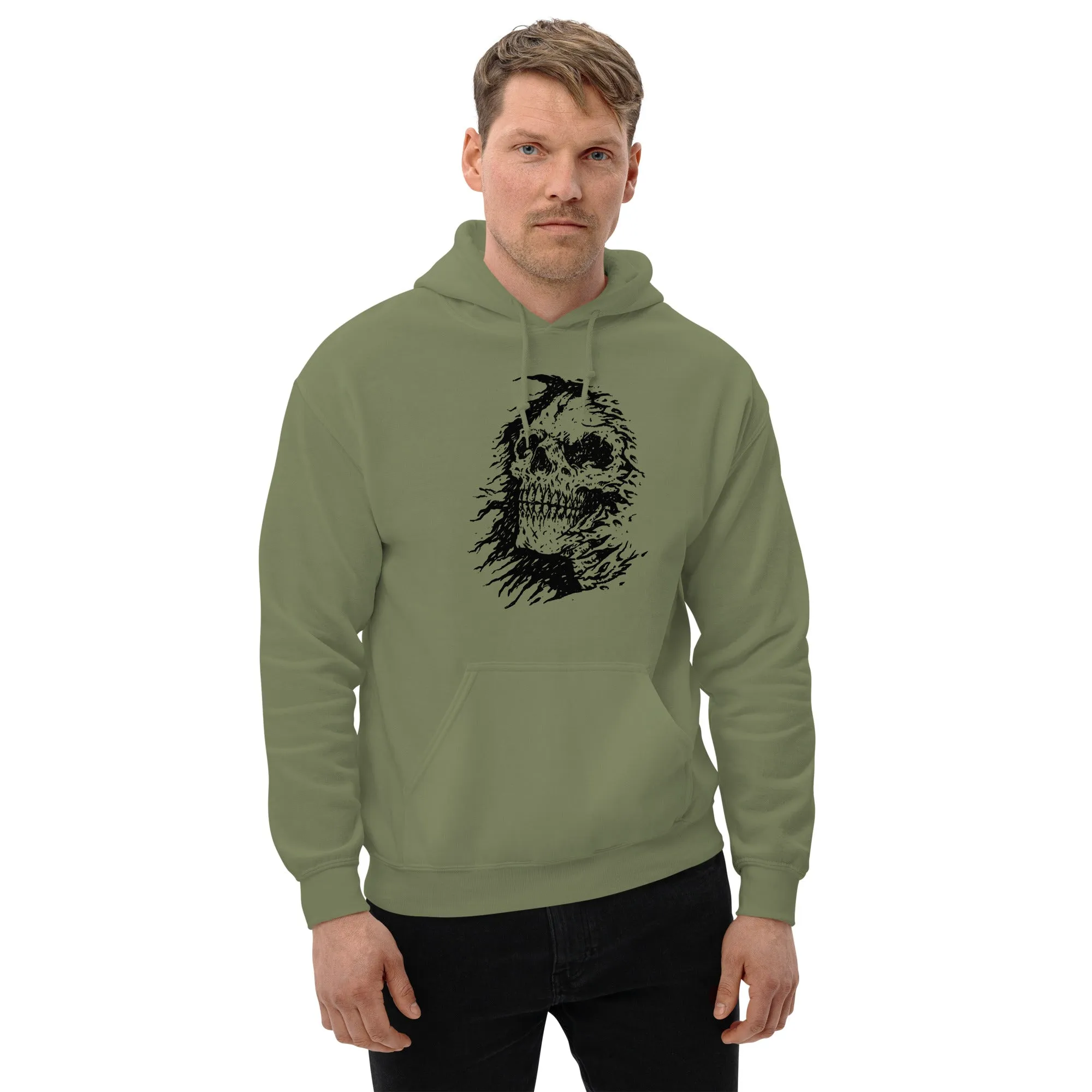 The Grim Reapers Skull Face Hoodie