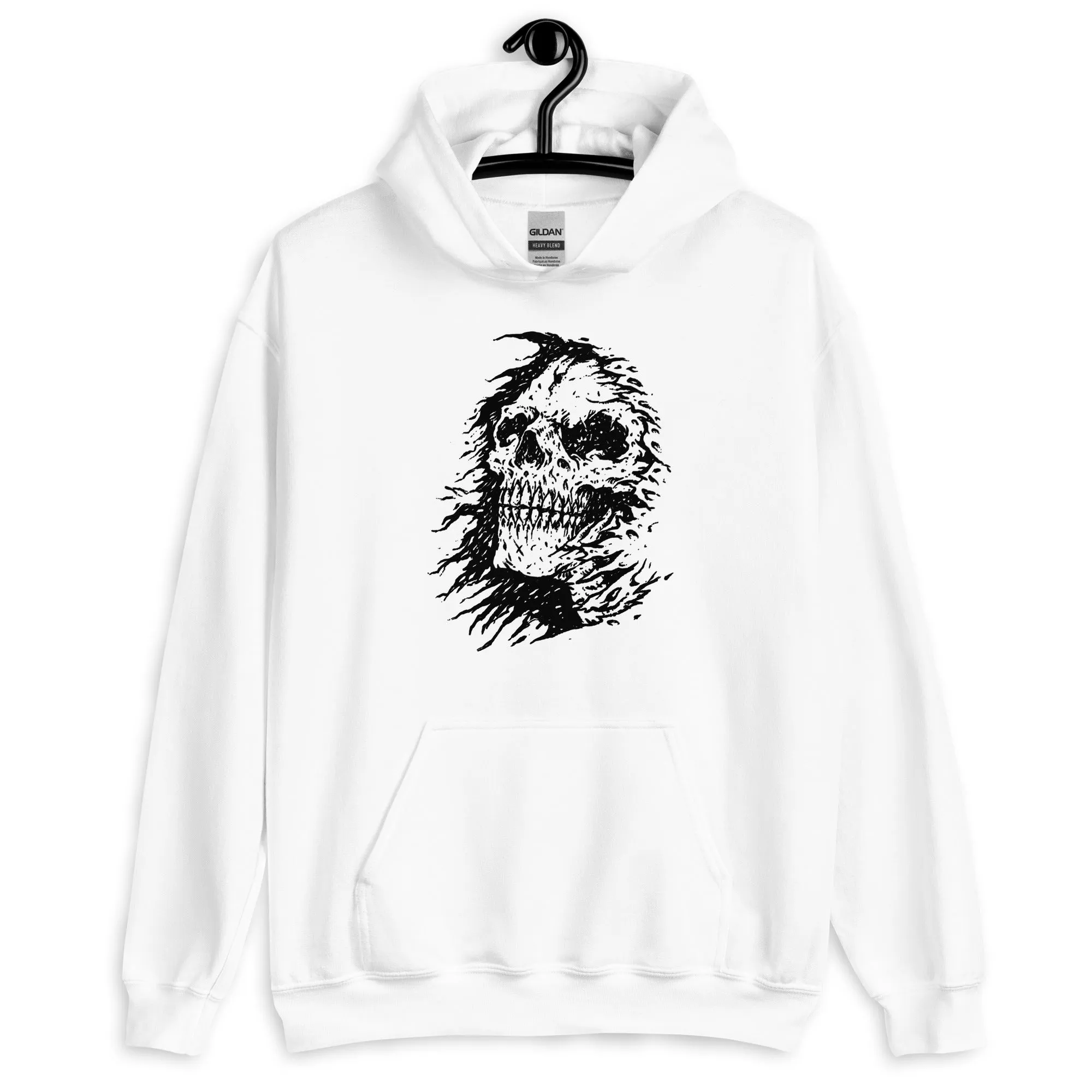 The Grim Reapers Skull Face Hoodie