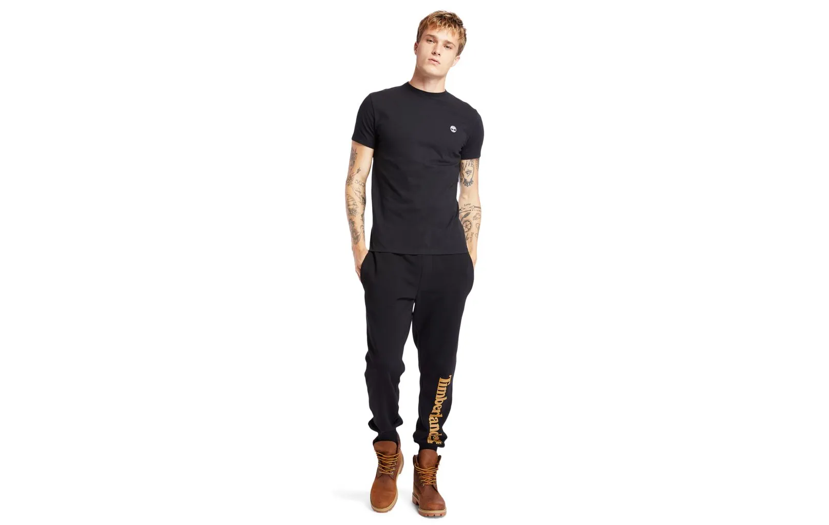 TIMBERLAND Men's Core Logo Sweatpant Joggers TB0A2BVF