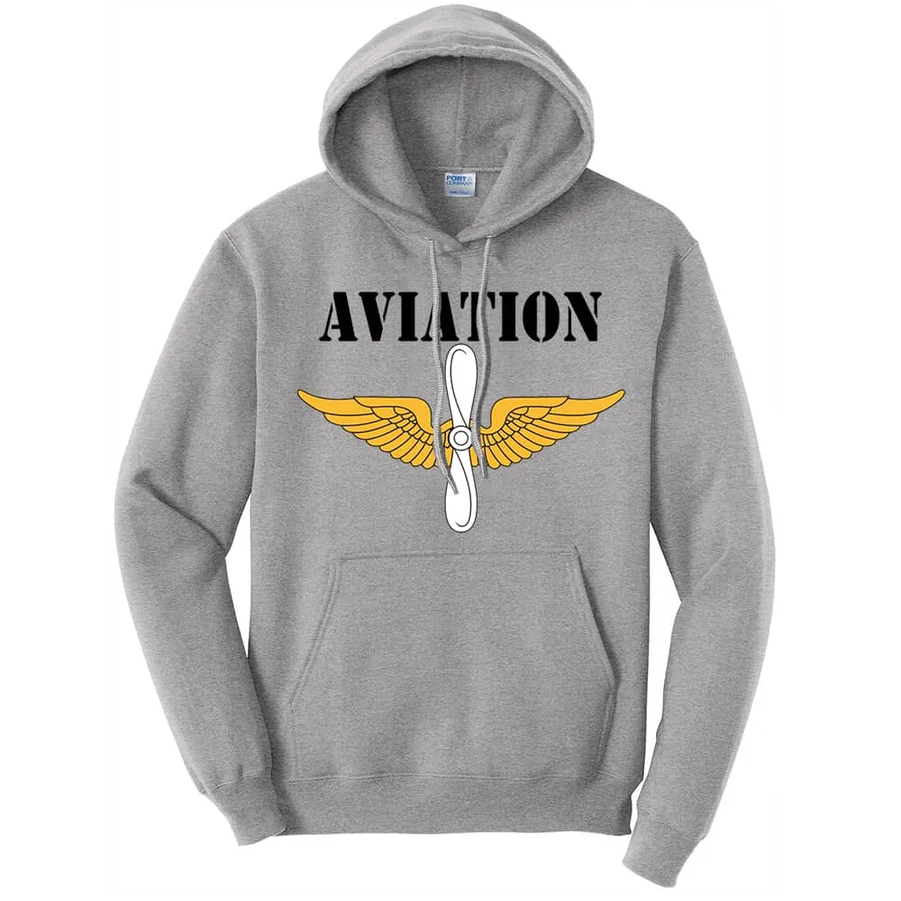 US Army Branch Pullover Hoodie Sweatshirt With Custom Options