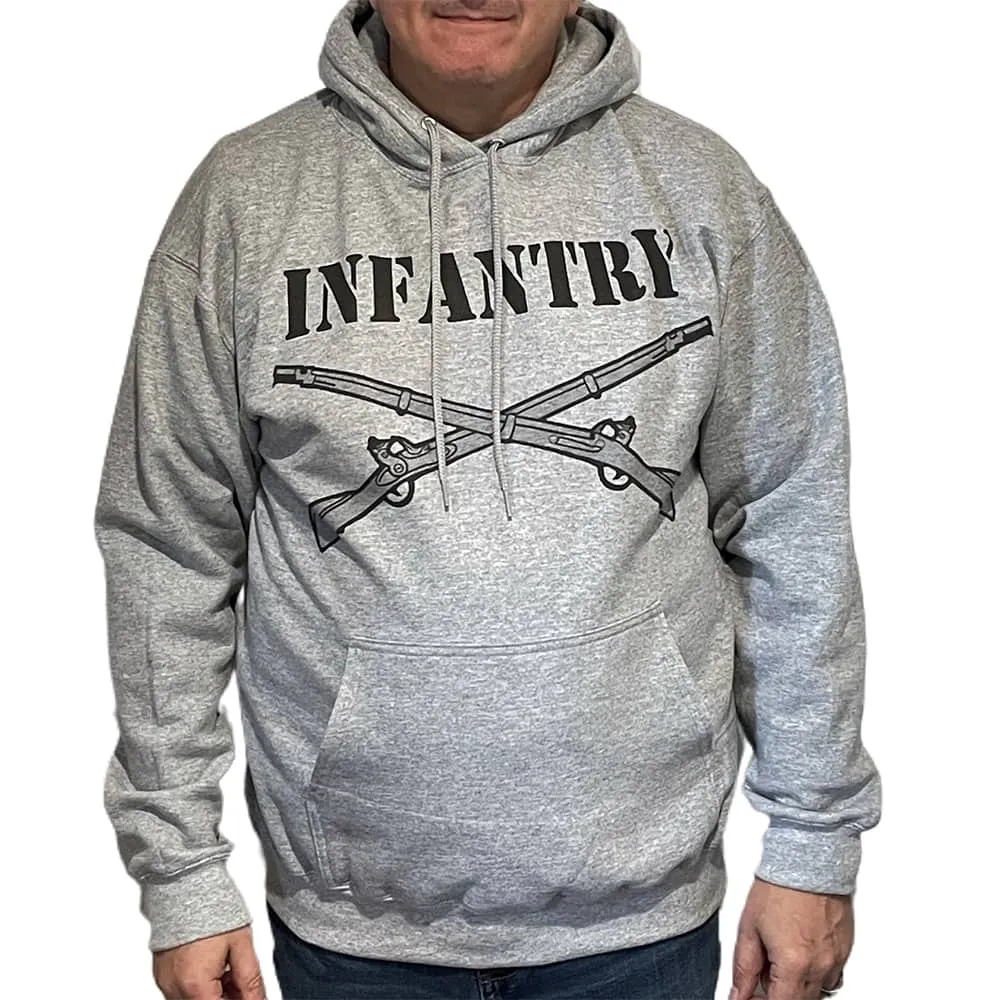 US Army Branch Pullover Hoodie Sweatshirt With Custom Options