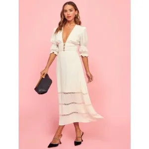 VINTAGE CHIC MIDI DRESS
