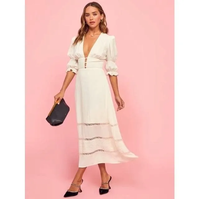 VINTAGE CHIC MIDI DRESS