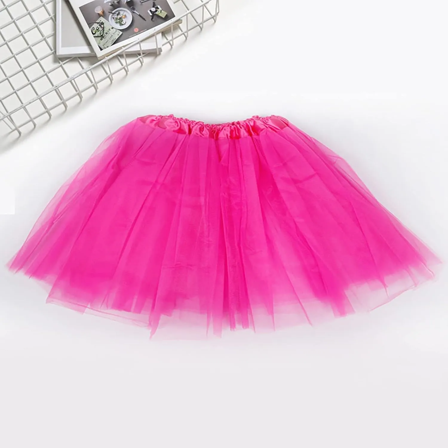 Women's A-Line High Waisted Midi Skirt Womens Candy Color Skirts Chic High Waisted A Line Skirts Layered Embroide